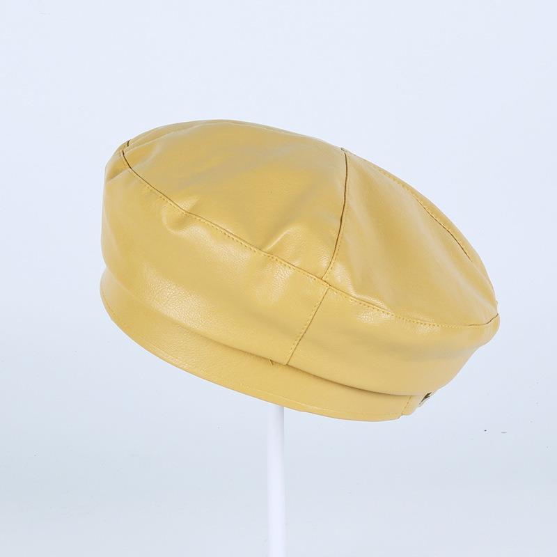 Autumn and winter new beret women's retro octagonal hat fashion painter hat newsboy hat bud hat dome