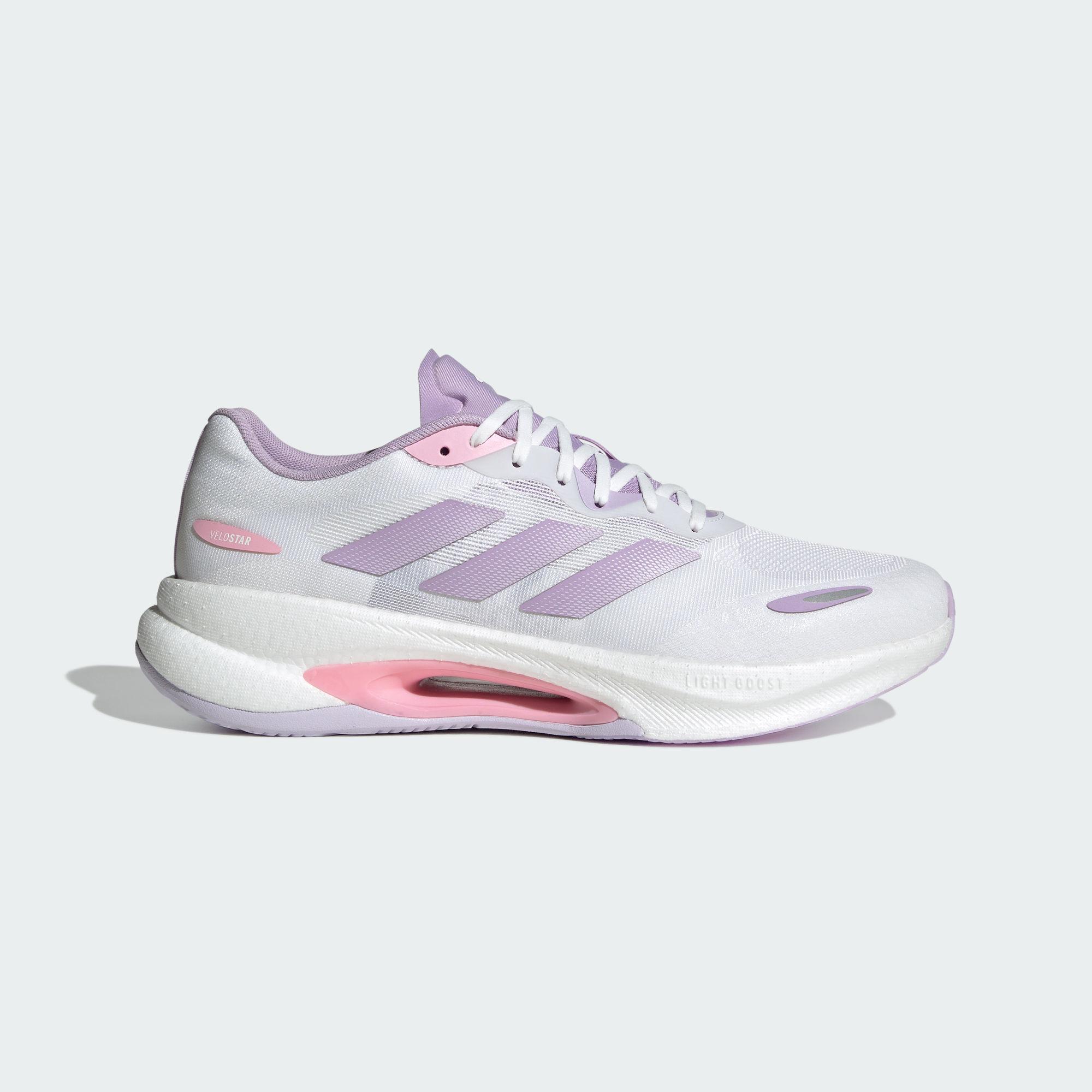 Adidas VELOSTAR Running Shoes Women s White Purple 36.5
