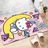 Custom HelloKitty Mat Personalized Name, Polyester Washable Indoor Entryway Rug, Gift for Christmas, Easter, Thanksgiving Day
