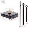 DIY Wall Clock Movement Mechanism Hands Wall Decoration Repair Tool Parts Silent Set 01# to 42#