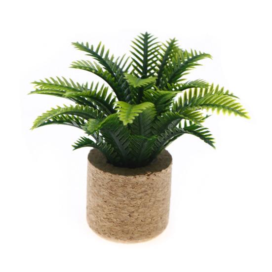 Artificial Potted Plants Refrigerator Magnet Home Office Kitchen Locker Fridge 3D Miniature Cork Pot Fake Flower Magnetic Decoration Ornament