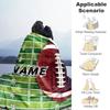 Rugby Field Personalized Name Blanket Lightweight Customizable Blanket Warmthful Decor Versatile for Livingroom Nap Sofa Couch for All Occasions