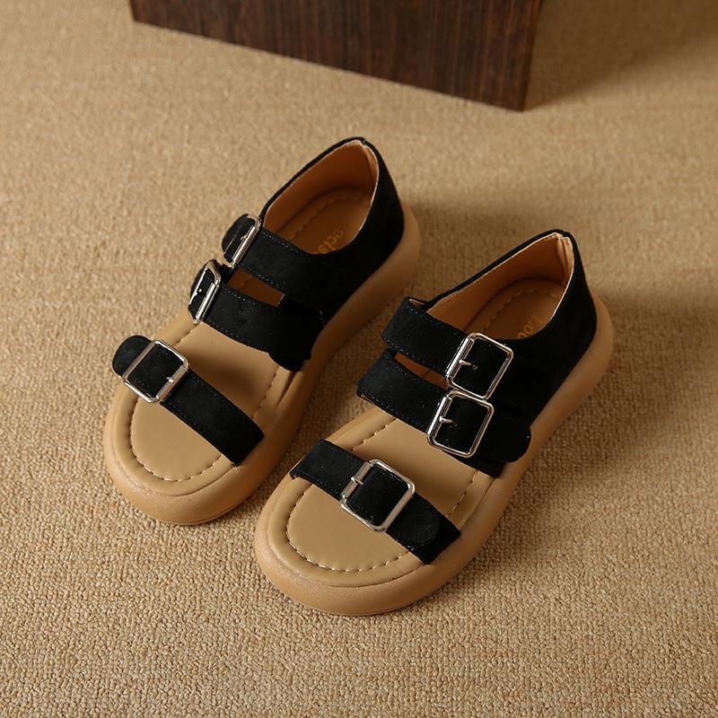 

Женские сандалии, новые летние модели на плоской подошве и толстой подошве, с юбками, с открытым носком, не утомляют ноги, летняя обувь на мягкой подошве 42