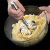 Potato Smasher Heavy Duty Potato Masher Kitchen Tool Stainless Steel Vegetable Masher Cooking and Kitchen Gadget