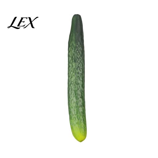 Anxiety Relief Toy Squeeze Vegetable Toy, Realistic Fake Cucumber Eggplant Stress Ball, Soft Portable PU Slow Rise Fidget for Adults, Farmhouse D