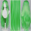 Parrucca Cosplay Lunga Dritta 100CM Multicolore Rosa Biondo Nero Parrucca Costume Anime Parrucca Cos Sintetica Universale Parrucca per Uso Quotidiano Feste