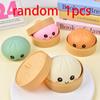 Fun Colorful Dumpling Steamed Bun Stress Balls Reusable Rebound Decompression Toys Unique Office Stress Relief Decoration Gifts