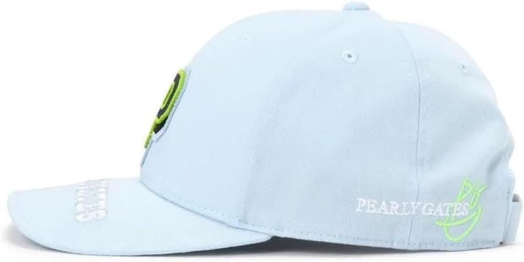 PEARLY GATES Unisex Golf Cap (Recycled Twill, Adjustable Size) / 053-5187201 110_Ice Blue FR