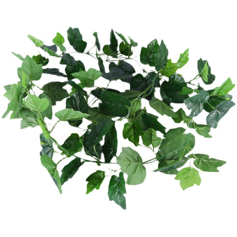 Rattan Pothos Artificial Green Vine for Air Conditioner or Water Pipe Cover