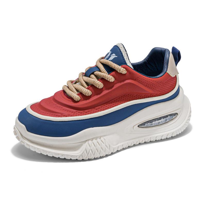 Men's shoes spring new fashion trend sports casual shoes men's versatile thick sole heightening wear-resistant men's shoes