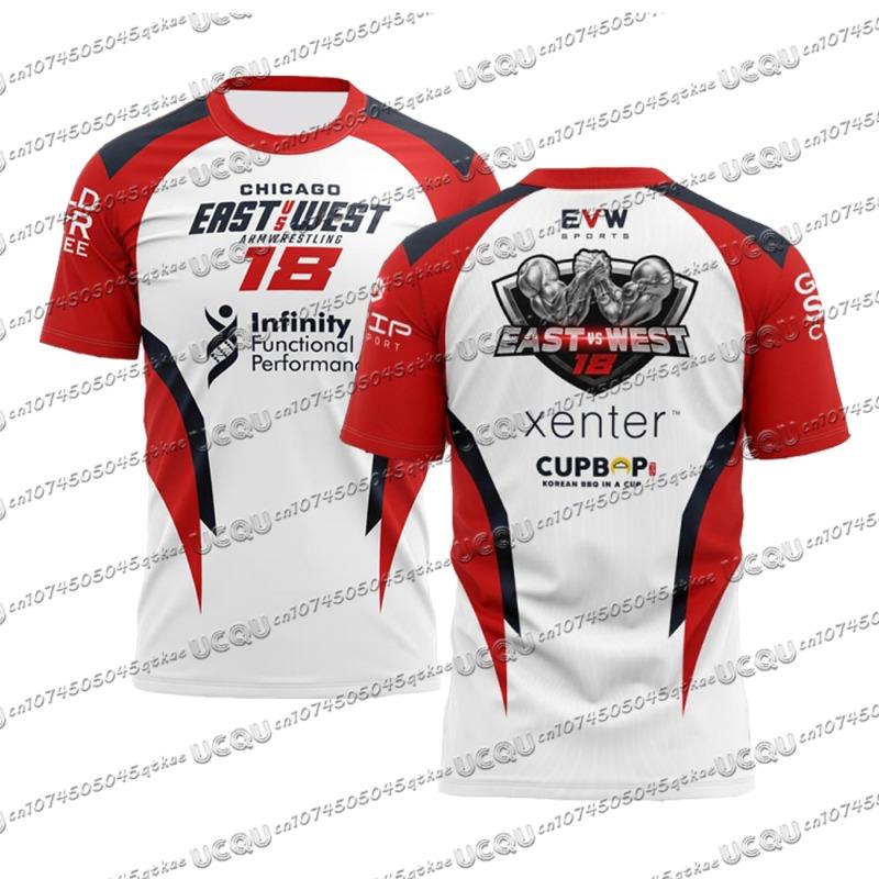 Men's T-shirt New East Vs West 18 Jersey Wrist Training Fitness Match Day Outfit Comfortable Children T-shirt