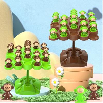 Mini Maymun Denge Ağacı Aile Oyunları Masaüstü Oyuncakları Çocuklar İçin Doğum Günü Partisi Hediyeleri Bebek Duşu Hediyeleri Pinata Dolguları
