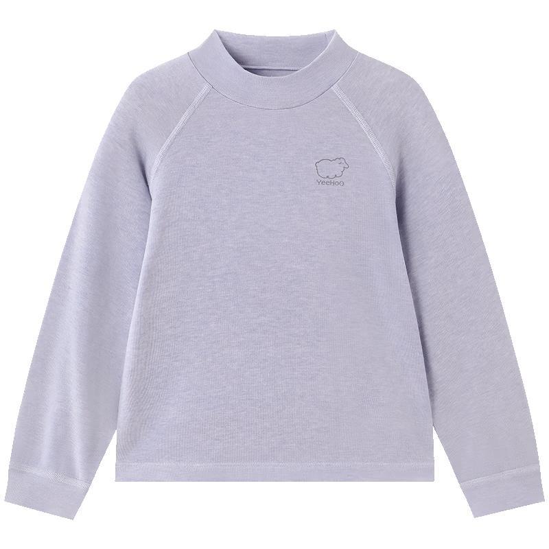 YEEHOO Kids' Warm Lamb Wool Base Layer Top