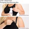 Hands Free Pumping Bra, Adjustable Breast-Pumps Holding and Nursing Bra, Pumping & Nursing Bra in One