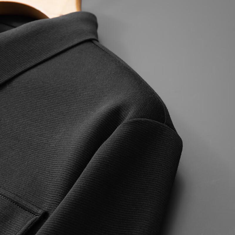 Men's Plus Size Casual Button-Down Jacket