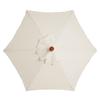 10 Ft 6 Ribs Patio Umbrella Replacement Canopy Waterproof Patio Umbrella Canopy Cover Multi-Function for Summer Beach
