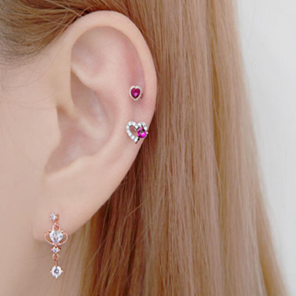 Choose one surgical piercing or three Love Planet piercings