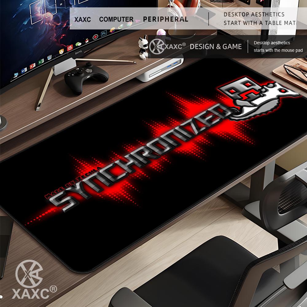 E-sportovní Cool podložka pod myš Geometry Dash Herní podložka na stůl Koberec na notebook PC skříň Velká 900x400mm Příslušenství Počítač XXL XAXC