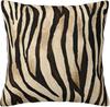 1pc Tiger Print Animal Skin Black and Gold Throw Pillow Covers Decorative Square