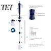 Automatic Water Changer Electric Aquarium Gravel Cleaner, Cordless Fish Tank Vacuum with Adjustable Length, Efficient Pump for Tanks Filter