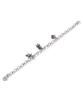Polalita Surgical Chain Teddy Bear Star Charm Point Bracelet (Plt-Br-002_Sv)