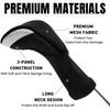 Golf Club Head Covers for Woods Hybrids Value 1/2 Pack,Protective Headcovers with Interchangeable No.Tags