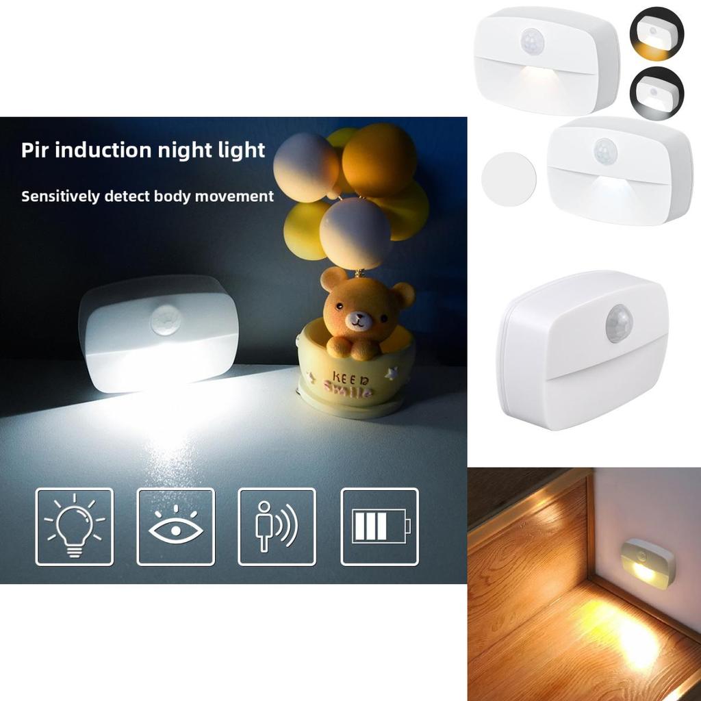 Human Body Sensor Night Light With Infrared Pir Motion Detection For Bedroom Closet Kitchen Hallway