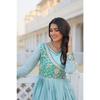 Bellissimo Abito Anarkali Designer Bollywood Indiano per Matrimonio Festa