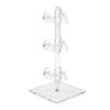 Unique Multilevel Acrylic Eyewear Stand Retail Store Accessories Rack Easy Assemble Acrylic Shelf For Fashionable Glasses Presentation