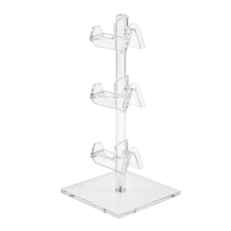 Unique Multilevel Acrylic Eyewear Stand Retail Store Accessories Rack Easy Assemble Acrylic Shelf For Fashionable Glasses Presentation