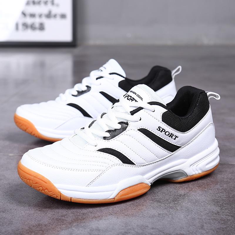 New Low-Top Badminton Shoes - Stylish Unisex Thick-Soled Tennis Footwear for Spring & Summer