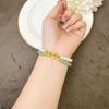 Vietnamese Gold Sand Bracelet Light Luxury Hetian Jade Exquisite Bracelet Simple High-end Jewelry