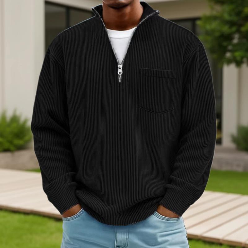 Herren Outdoor Hemd Lässig Täglich Sport Oberteil Einfarbige Große Größe Herbst Und Winter Sweatshirts Camping Wanderhemden