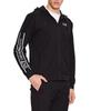 Emporio Armani SS23 EA7 Series Letter Logo Printed Drawstring Hooded Jacket Men Jackets Black 3RPM63-PJ05Z-0200
