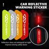 For Chery Night Reflective Car Door Sticker Safety Warning R Reflector Tape Decal Accessories Fulwin QQ TIGGO 2 3 4 5 7 Pro 8 3X