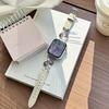 Cat Paw Pearl Leather Strap for Apple Watch Series 11, Xiaomi Band 8/9/10, Huawei Fit.