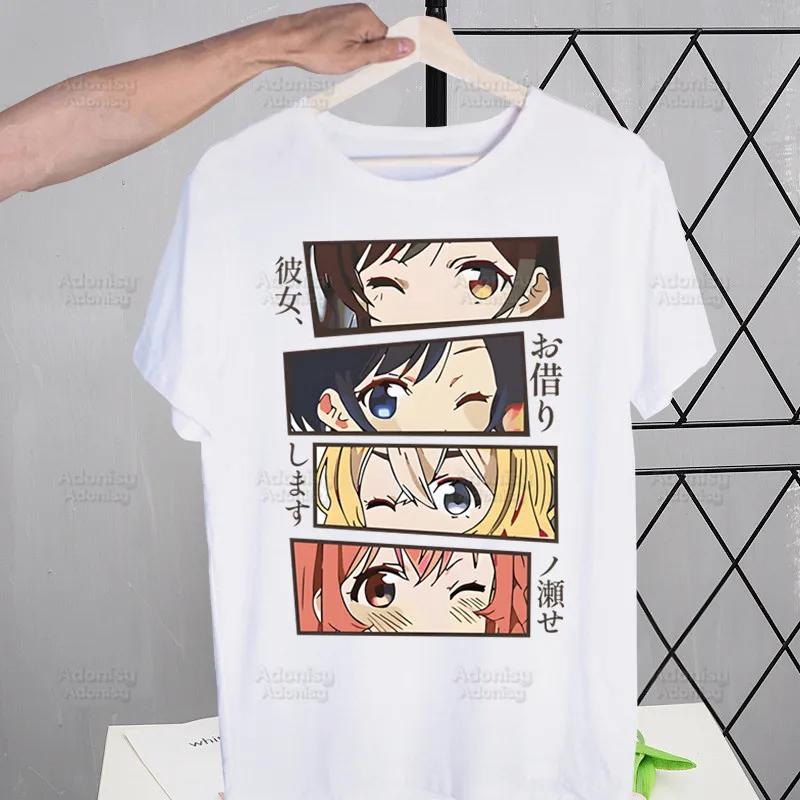 Rent A Girlfriend Chizuru Mizuhara T-shirts Funny Hip Hop Summer Women  Men Tshirts Streetwear Ulzzang Harajuku T-Shirt Shirt