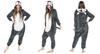 Warm men's pajamas kigurumi husky onesie jumpsuit adult costume m Husky Onesie Costume - M