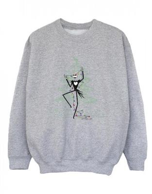 Boys The Nightmare Before Christmas Tree Green Sweatshirt