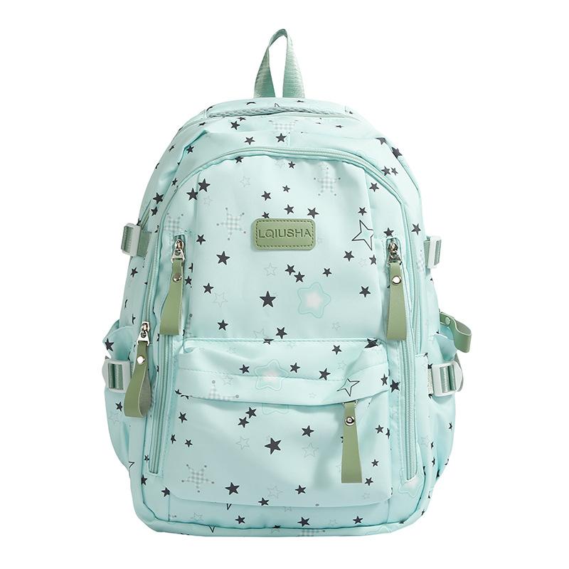 Schoolbag College Light Cute School Bag Junior High School Girl High School Student Backpack College Student Travel Commuter Backpack