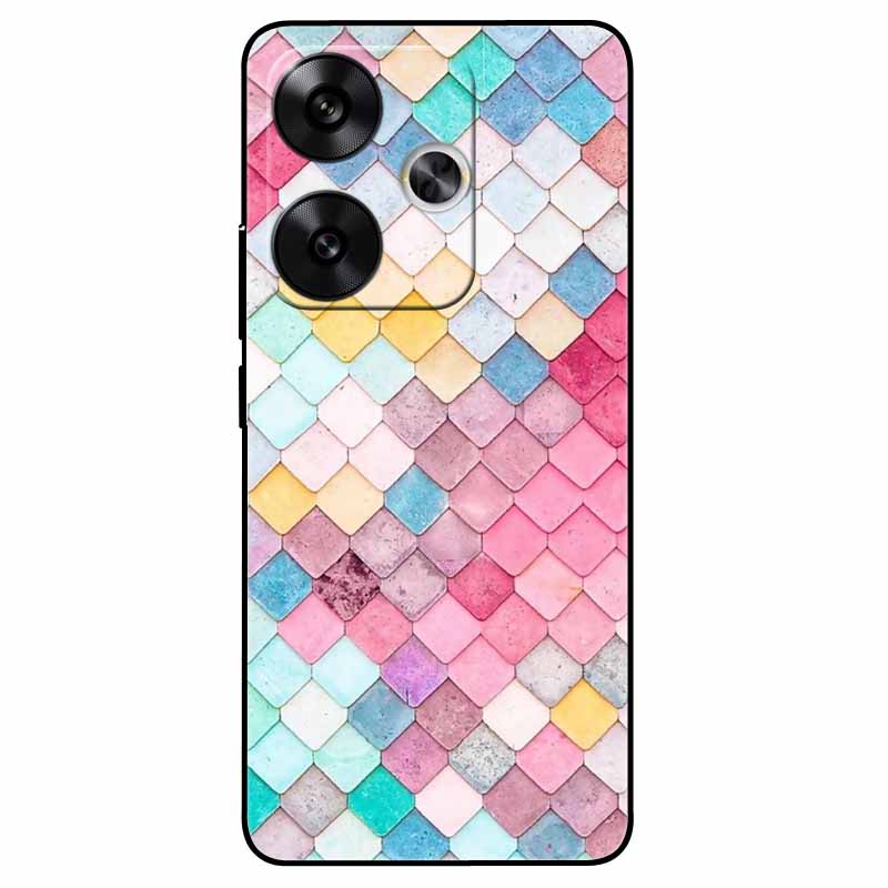 For Xiaomi Poco F6 Cases Soft Silicone Protective Fashion TPU Phone Back Covers For Xiaomi Poco F6 Pro/ Redmi Turbo 3 TPU Cases