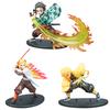 10-22cm Demon Slayer Anime Figure Kamado Tanjirou Agatsuma Zenitsu Kyoujurou Anime PVC Model Action Figure Collection Toy Gift
