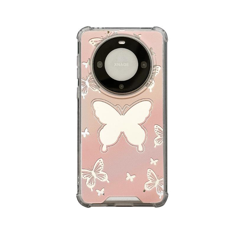 Huawei Mate60/P60 Mirror Phone Case with Bracelet - Compatible with Nova11 & Glory 80/90