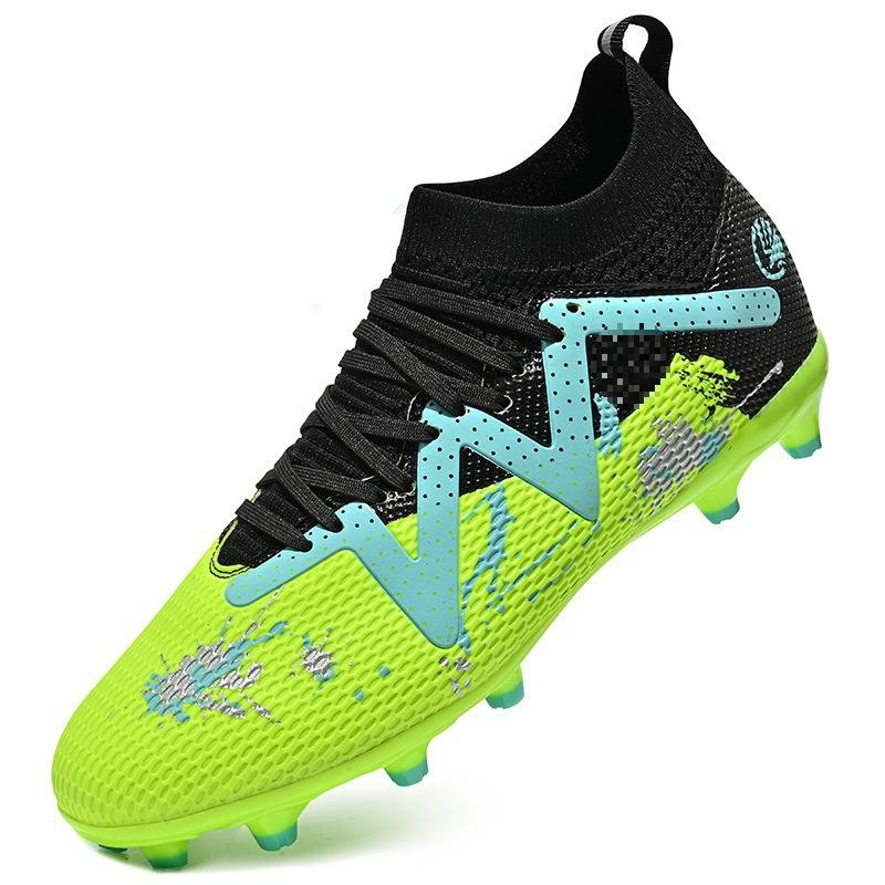 Broken Youth Spikes Children's Women's Football Shoes Men's Football Shoes Sports Training Foreign Trade High-top Nails