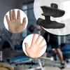 1 Pair Anti-Slip Silicone Workout Grips Men Women Hand Palm Protection Lifting Deadlift Pull-Up Grippers Gym Training Exercise Fingerless