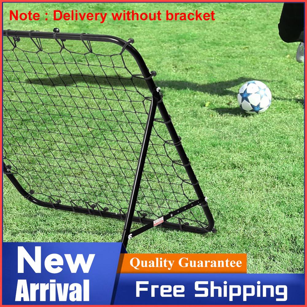 Soccer Rebounder Net with 20 Elastic Ropes Soccer Bounce Back Net Rebound Net Training Aid for Kids Teens & Adults