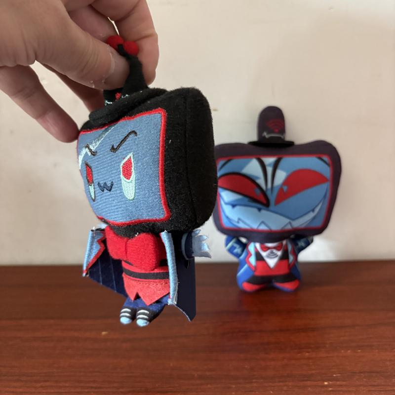 Newest Very Cool Adorned With Coat Colorful 3V Vox Cartoon Animation Character Hazbined Snuggly Dolls Hotel Plushy Figure Desktop Decor