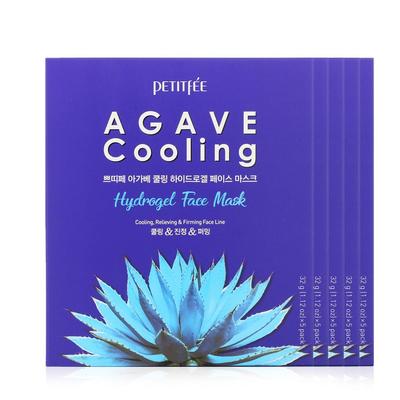 Conjunto de Máscara Facial de Hidrogel Refrescante de Agave 5 unidades+BRINDE ALEATÓRIO