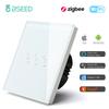 Bseed EU Russia New Zigbee Touch Wifi Light Dimmer Smart Switch White Black Gold Grey Colors Work With Smart Life Google Alexa