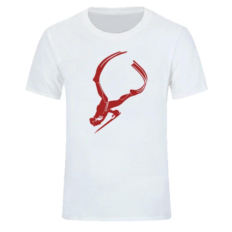 Summer Men's Diving Fishing Printed Fashionable Short-sleeved Pure Cotton T-shirt, Trendy Casual and Versatile Top